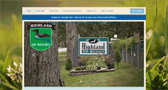 Desktop Screenshot of highland-resort.com